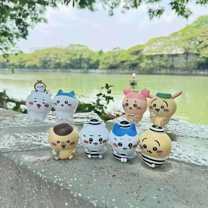 Japanese Anime Chiikawa Mini Figurine Capsule Toy Blind Box Cute Prisoner Hachiware Usagi Kurimanju Action Figure Desk Decor