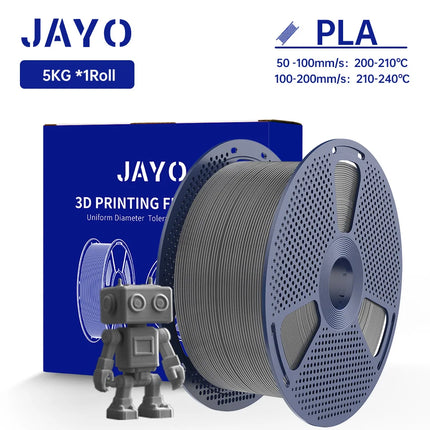 JAYO 5KG/roll 3D Filament PLA/ABS/PETG 3D Printer Filament 1.75mm PLA plus Filament High toughness Neatly Wound