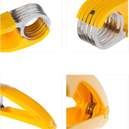 Eco-friendly Banana Slicer Cutter:Premium Plastic Kitchen Tool for Fruits&Vegetables-Ideal for Slicing, Cutting Cucumbers & More