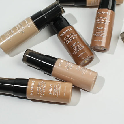 Matte Liquid Foundation Oil Control Pre-makeup Concealer Bb Cream Natural Long-lasting Face Base Foundation Professional Makeup