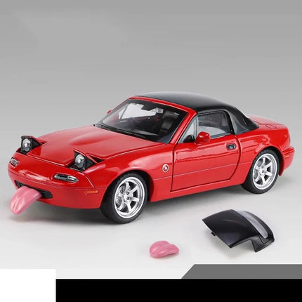 1:32 MAZDA MX-5 Alloy Diecast Racing Car Model Simulation Sound Light Children's Educational Toys Birthday Present For Boys