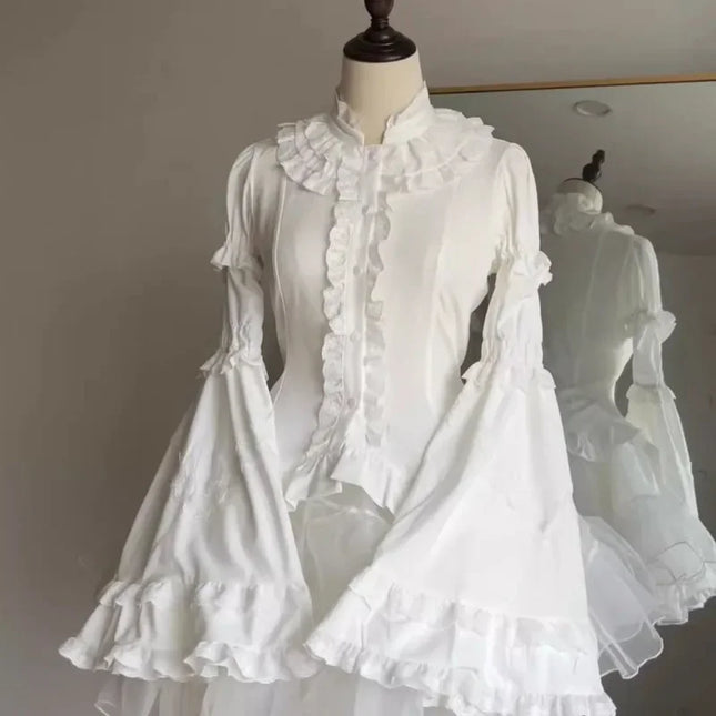 Elegant Gothic Kawaii Women Sweet Tops Vintage Y2K Tees Retro Clothing Punk Subculture T Shirts Japanese Fashion 2025 Summer