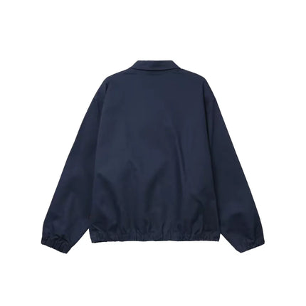 Nike SB Men's Woven Twill Skate Jacket – Solid-Color, Stylish, Versatile, Durable & Comfortable, Dark Navy FQ0407-410