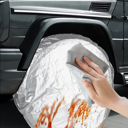 4pcs Universal Wheel Tire Covers Waterproof Oxford UV Sun Protectors Wheel Tire Covers for Camper Car Truck 27-32 inch