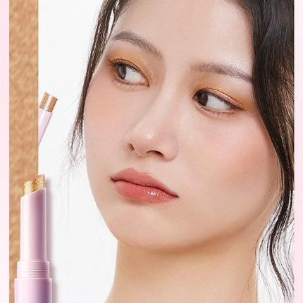 Water-like Jelly Eyeshadow Stick Pearlescent Glitter High-gloss Eyeshadow Crystal Shiny Multi-color Eye Shadow Highlighter Stick