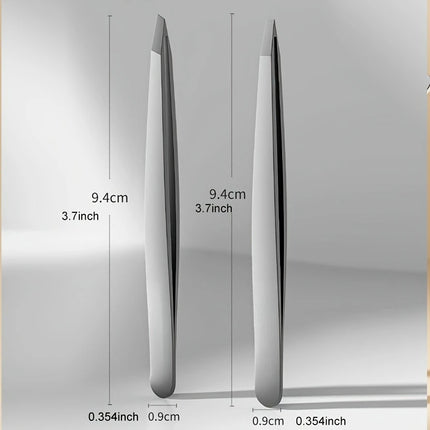 Professional Tweezers Precision Stainless Steel for Eyebrows and Facial Hair Fragrance-Free, Suitable for Men and Women Gifts