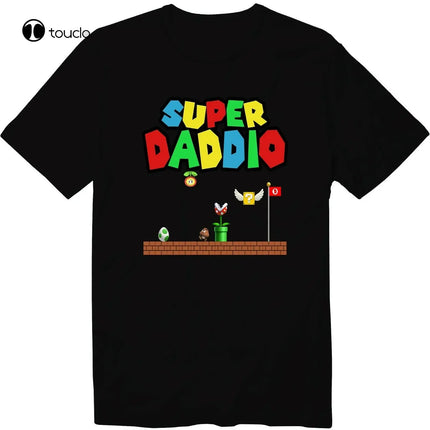 Super Daddio Super Dad Super Papa Unisex Father'S Day Gift Art Graphic T-Shirt