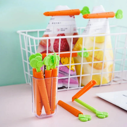 Creative Carrot Sealing Clip for Kitchen Food Freshness Snack Storage Moisture Resistant Storage Clip