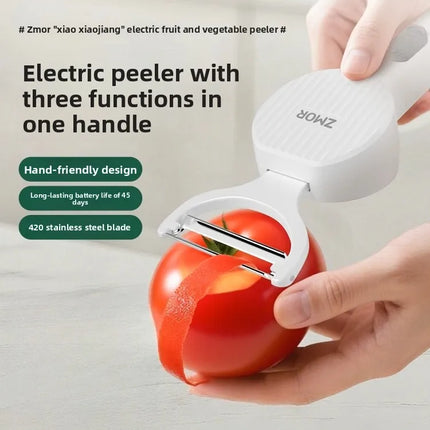 Electric fruit and vegetable peeler automatic peeler household multi-function peeler stainless steel fruit peeling tool