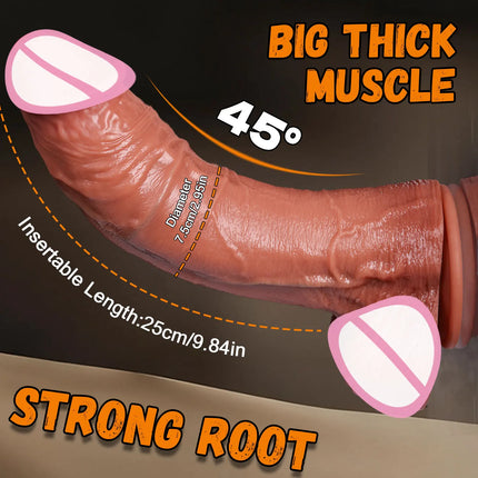 Oversize Realistic Dildo Vagina Anal Masturabtion Soft Silicone Penetration Penis G-Point Stimulator Dick Sex Toys for Women Men