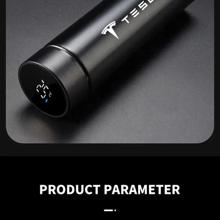 500mI Auto Digital Intelligent Thermos Cup For Tesla Model 3 X S Y P100D SpaceX Car Digital Smart Thermos Cup Auto Accessories