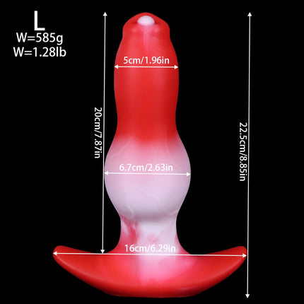 Wearable Anti Drop Butt Plug Huge Anal Plug Dilator Training Expansion Prostate Massage Big Anal Extender For Women Men Sex Toys