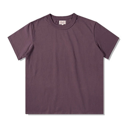 Red Tornado 270g Plain T-Shirts Amekaji Men Heavyweight Cotton Crew Neck Tee Shirt
