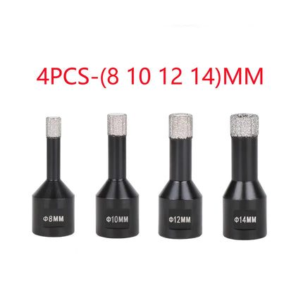 1pc Dry Diamond Porcelain Drilling Core Bits Ceramic Tile Hole Saw Cutter Granite Marble Drill Bits with M14 Thread Opener