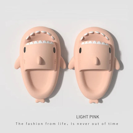 Eyriphy New Design Women Shark Slippers Men Cute Flat Sandals Fashion Cozy Casual Beach Sandals Lovers Home Lovely Bathroom Shoe