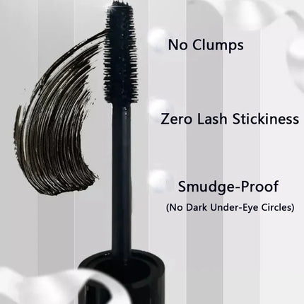 5PCS 7D Fiber Mascara Set Waterproof Durable Curling Sweatproof Anti-smudge Slimming Base for All Skin Types