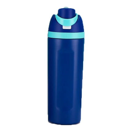 JUSTINLAU Spot Goods 19/24/32oz Thermos Cup Fruit Mug Kids Straw Cup Vacuum Flasks Stainless Steel Travel Thermal Water Bottles