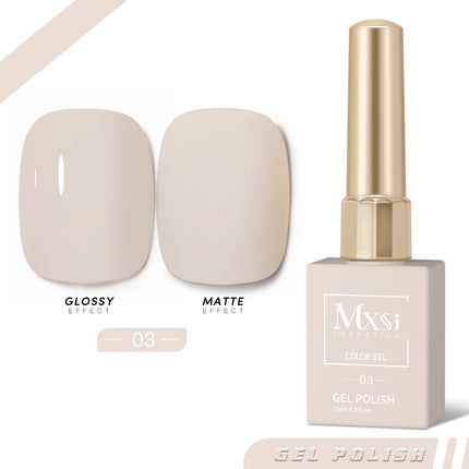 Mxsi Nails Polish 60 Colors Semi Permanent Nail Polish 15ml UV Lamp Nail Polish Hybrid Nail Art Salon Varnish Not Set