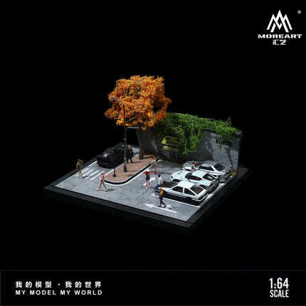 MoreArt+TimeMicro 1:64 Street Scene Light version Assembly Scene