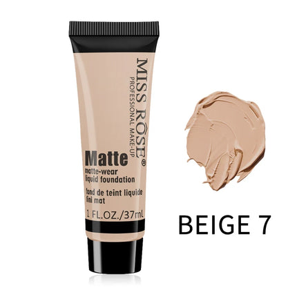 Matte Liquid Foundation Concealer BB Cream Silky Moisturizing Long-wearing Face Contouring Brighten Skin Tone Makeup Waterproof