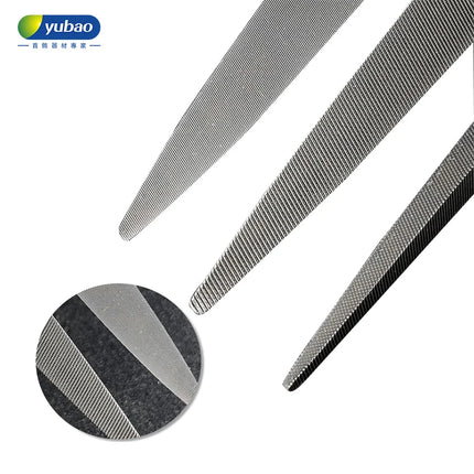 Swiss Vallorbe Steel File Flat Triangle Barrel Diamond Fine File Gold and Silver Jewelry Grinding, Shaping and Polishing Tool