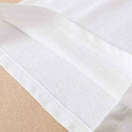 Girls' Embroidered Doll Collar Thin Basic T-Shirt For Spring And Autumn Kids Polo Cotton Clothing
