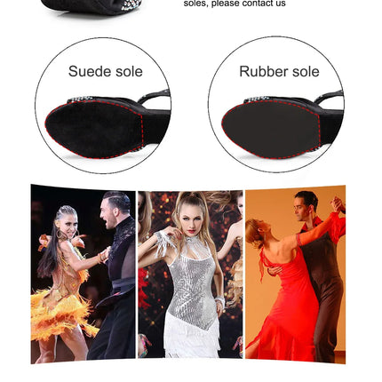 Women's Dance Shoes Ladies Latin Ballroom Dance Boots   Dance Shoes Boots Girls Sexy Stiletto Heels Fashion Salsa Party  Shoes