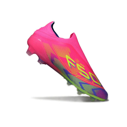 Without-Lace Non Slip Football Shoes Pro Mens Football Boots Youth FG/TF F50+ Training Studded Fast Soccer Shoes for Man