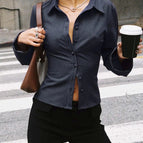 M / Navy Blue