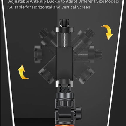 1.49M Wireless Selfie Stick Tripod Stand with Bluetooth Remote Extendable Tripod for iPhone Mobile Phone Tiktok Live Streaming