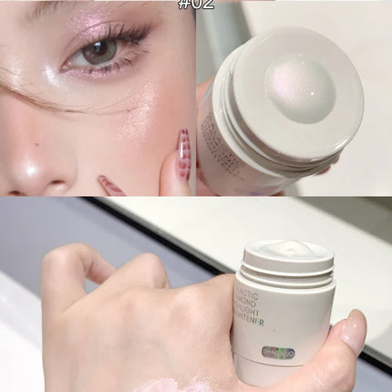 Pearlescent Diamond Liquid Highlighter Contour High Gloss Finish Luminizer Makeup Gel Face Body Brighten Glitter Natural Contour
