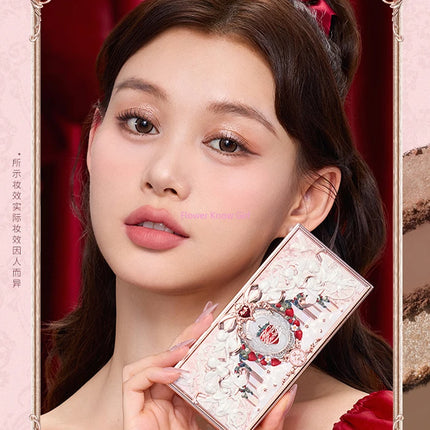 Flowerknows Strawberry Cupid Collection Facial Complexion Palette Blush Eyeshadow Highlighter Flower Know Face Bronzer Palette