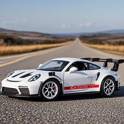 1:36 Porsche 911 GT3 RS Alloy Mini Car Model Racing Diecasts Metal Toy Sports Simulation Collection Pull Back Childrens Gifts