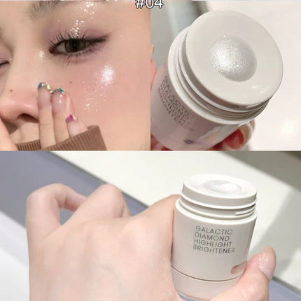 Pearlescent Diamond Liquid Highlighter Contour High Gloss Finish Luminizer Makeup Gel Face Body Brighten Glitter Natural Contour