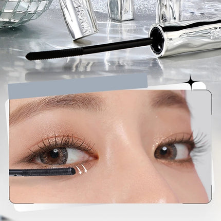 Iron Wand Mascara,Metal Mascara Wand, Curling Metal Rods Mascaras Black, Waterproof Natural Length Slender Building