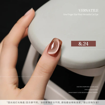 36-color/set Star River Cat Eye Gel Nail Polish 15ml Magnetic Gel Glass Beads Semi Permanent Soak Off UV Nail Gel For Nail Salon
