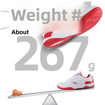 New 729 table tennis shoes for men, breathable and women, anti slip, professional competition and training sports shoes