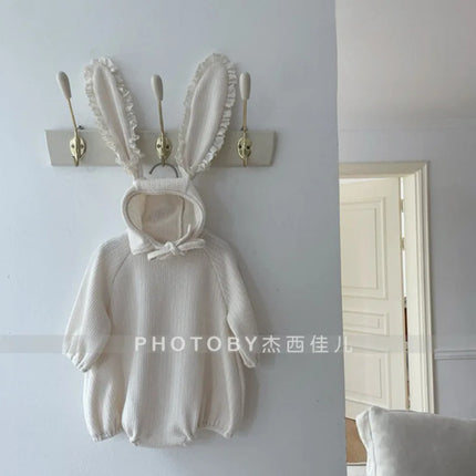 Onesie Baby Childrenwear Autumn Winter Grils Lace Korean Ins Sweet Cute Soft Comfortable Fashionable Cotton Casual