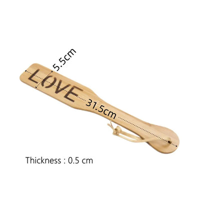 BDSM Spanking Toys with Smooth Surface Light Play Bamboo Wood Paddle Whip for Fetish Flogger Slave Fantasy Adult Erotic Sex Shop