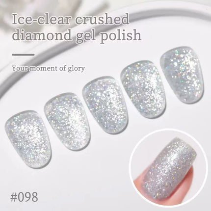 XEIJAYI 15ML Gel Nail Polish Sequin Series Colorful Gel Nail Polish Soak Off UV Gel Varnish Nail Art Gel Polish DIY