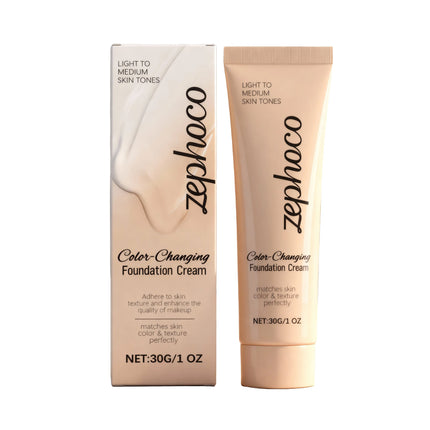 Concealer Color Change Foundation Waterproof Covering Acne Scars Even Skin Tone Full Coverage Concealer Foundation Cream Makeup