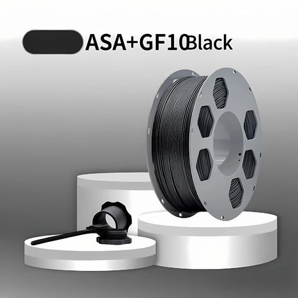 ASA GF Filament 1.75mm Glass Fiber Reinforced ASA High Temp Resistance 3D Printing Materials No Warping No Clogging