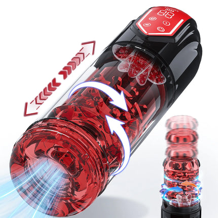 Automatic Male Rotate Mastubator Sucking Blowjob Machine Masturbation Cup Sex Toys Adult Goods for Men Masturbate Supplies