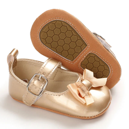 Spring and Autumn Style 0-1 Year Old Baby Walking Shoes Soft Rubber Soled Baby Shoes Breathable and Non Slip Princess Shoes