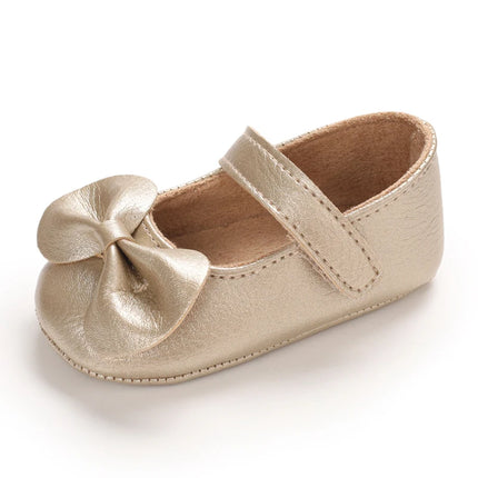 Baby Girl Casual and Comfortable Solid Color Mary Jane Shoes Lightweight and Non Slip Spring and Autumn Walking Shoes