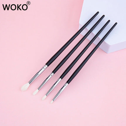 Tapered Crease Brush Large Small and Medium-sized Crease Makeup Brush Eyeshadow Crease Makeup Tool 100% Goat Hair & Copper Tube
