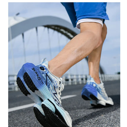 2025 New Men's Running Shoes Cushioning Carbon Plate Racing Marathon Athletic Shoes Comfortable Non-slip Sports Tennis Shoes