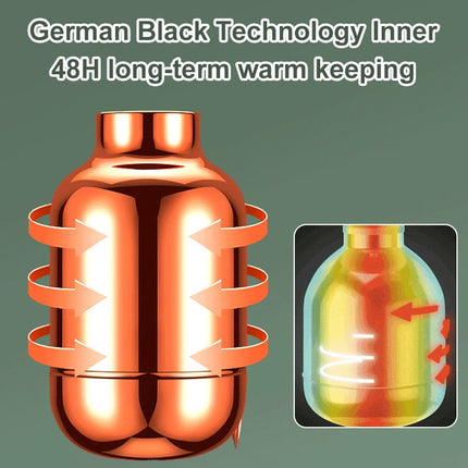 Large Capacity Thermos Kettle Thermal coffee Kettle Hot Water Bottle Coffee Thermal Bottle Large Capacity Glass Liner