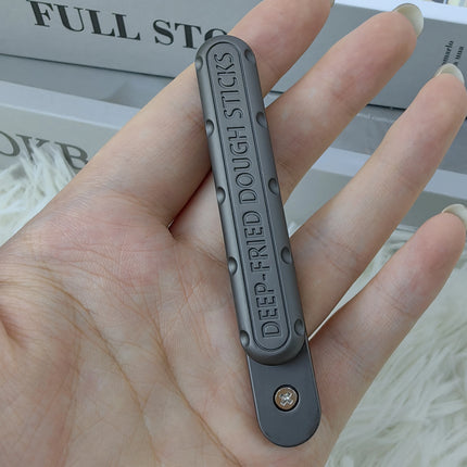 EDC Fidget Slider Fidget Toy Adult Stress Relief Metal Push Pull Rotation ADHD Recreational Fidget Toy Tactile Coin Fritter