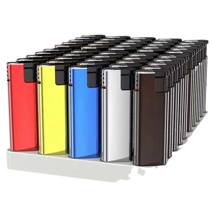 Outdoor Windproof Direct Spray Blue Flame Turbine Lighter Portable Butane Cigarette Lighter Ignition Smoking Accessories Tools